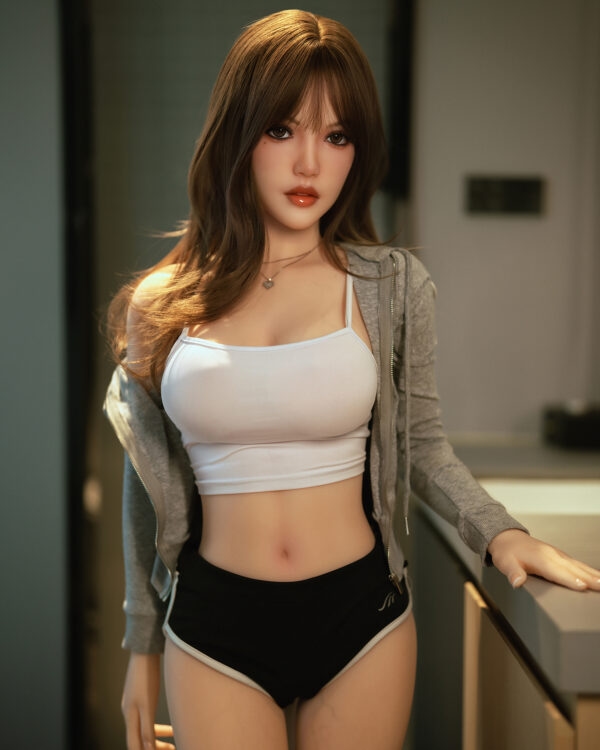 Silicone head sex doll with EVO skeleton 148cm